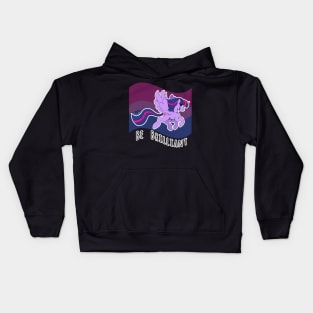 MLPRIDE Twilight Sparkle / Bisexual Kids Hoodie